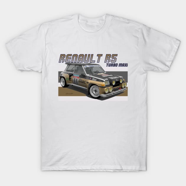 Renault R5 Turbo MAXI T-Shirt by PjesusArt